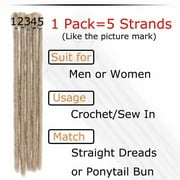 SEGO Handmade Dreadlocks Extensions Hip-Hop Style Synthetic Dreadlocks Hair For Men