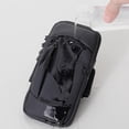 thumbnail image 1 of DYNWAVECA Brassard de Sport Sac de Bras pour Téléphone Intelligent Support de Téléphone Léger Pochette de Course avec Sangle Réglable pour Exercice Marche, Noir, 1 of 10