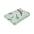 thumbnail image 6 of Wijzvio Sea Otter Throw Blanket Soft Fuzzy Fleece Blanket For Couch Bed Living Room Decoration 80"X60", 6 of 9