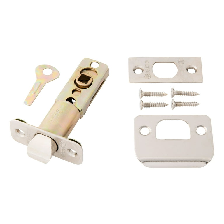 Brink's Privacy Bed/Bath Tulip Style Doorknob, Satin Nickel Finish