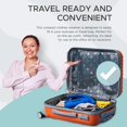 thumbnail image 5 of Steam & Go Travel Clothes Steamer, Quick-Heating Handheld Steamer for Garments, Blue, 5 of 7