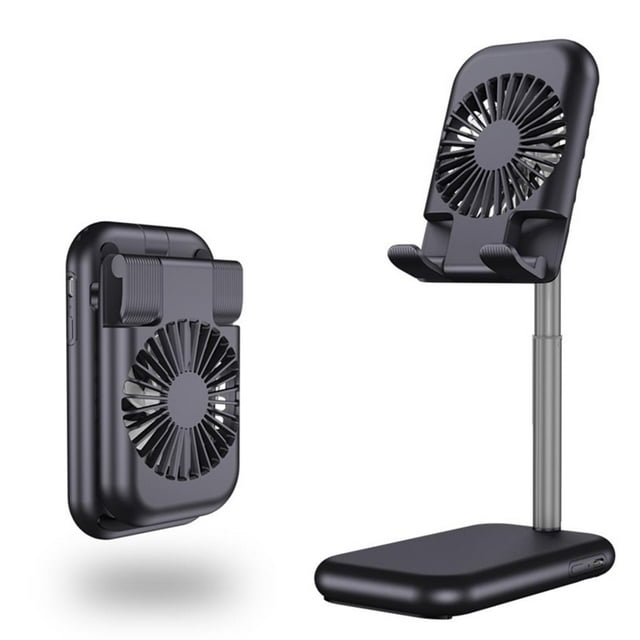 Youkk Support de Bureau de Téléphone Intelligent Réglable avec Ventilateur de Refroidissement USB Support de Téléphone Pliable Support de Téléphone Intelligent No.1