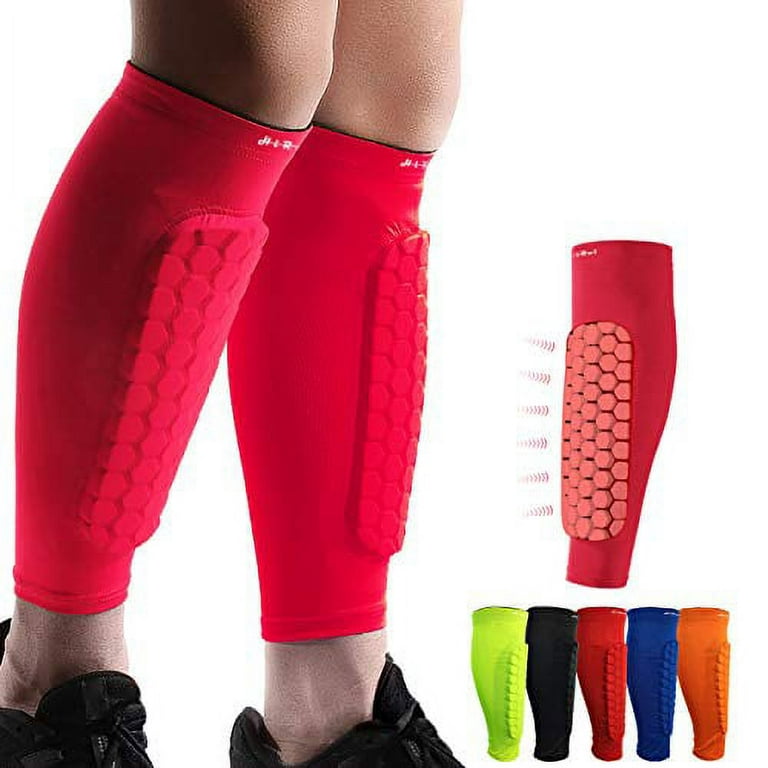 Soccer Shin Pads For Kids Youth Adult, Calf Compression Sleeve