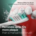 thumbnail image 3 of Cepillo de dientes eléctrico Aquasonic Vibe Ultra-Whitening con 8 cabezales, 3 of 6
