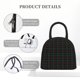 thumbnail image 4 of Balery Buffalo Plaid Dark Green Bolsa de Almuerzo para Mujeres, Caja de Almuerzo, Bolsa de Almuerzo Pequeña Impermeable, Tote de Almuerzo Reutilizable con Gran Capacidad, 4 of 6