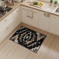 thumbnail image 2 of ODIKA Farmhouse Boho Faded Interlocking Shapes Desk Dining Under Table for Bedroom, Bedside, Nursery, Pet Friendly & Kids Safe, 2 of 7