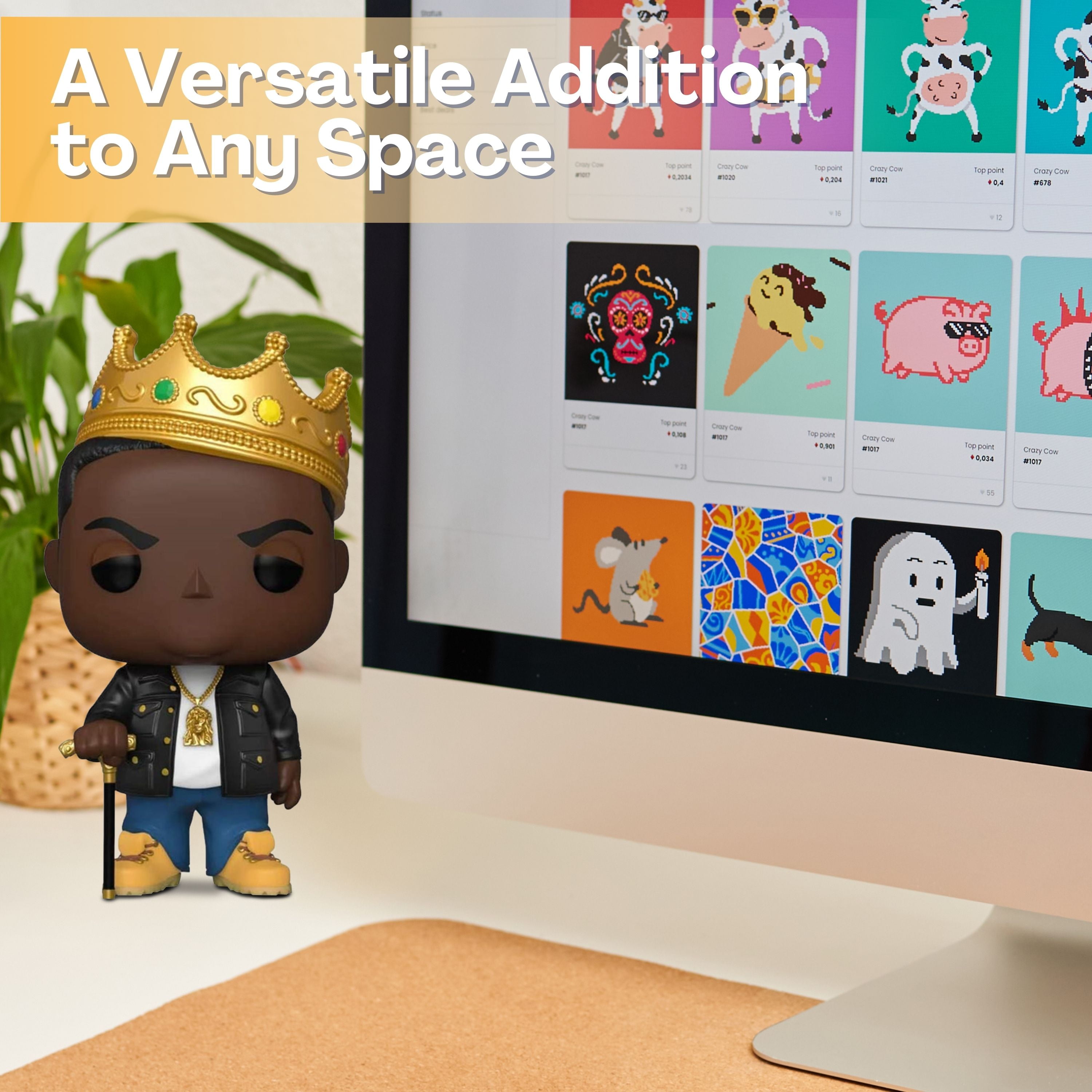 Notorious B.I.G with Crown Funko Pop! Rocks - Hip-Hop Icon