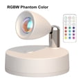 thumbnail image 4 of Injueey Luz de pared con pilas del ABS RGBW para la luz ascendente de la imagen de la iluminación interior con control remoto Electrónica COLOR, 4 of 6