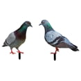 thumbnail image 4 of Esculturas de palomas para jardín, estacas decorativas para exteriores, figuras de aves en metal, 4 of 9