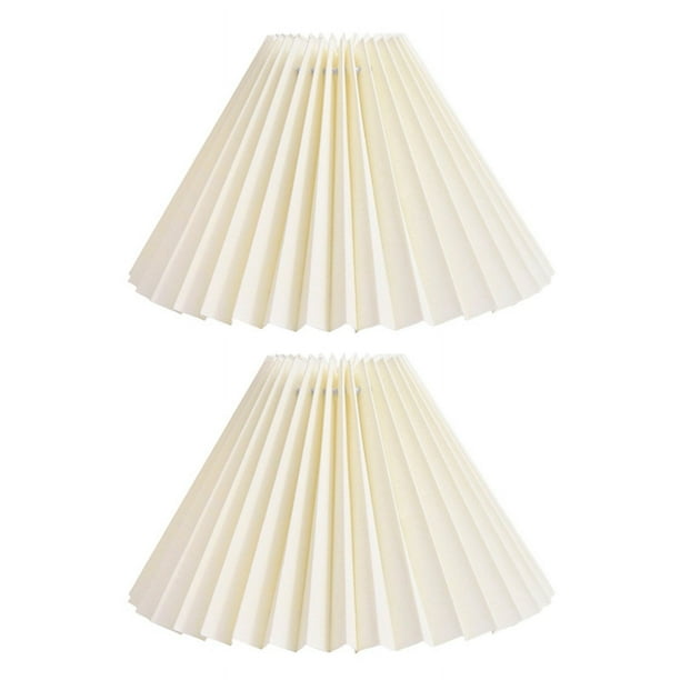 2X Lámpara de Mesa con Pantalla de Pliegues Lámparas de Pie Pantalla de Lámpara Plisada de Estilo Japonés Lámpara de Escritorio Creativa Lámparas de Dormitorio-B