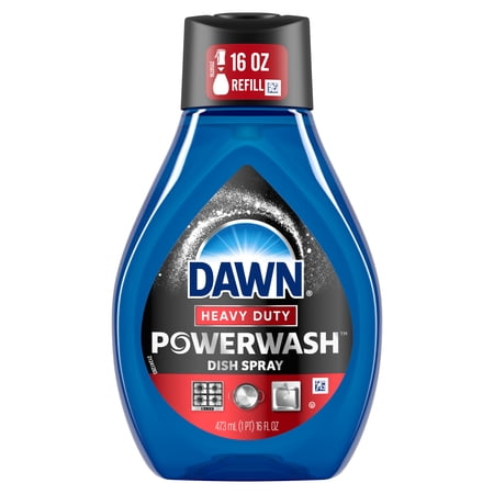 DAWN POWERWASH HEAVY DUTY DISH SPRAY ALL-PURPOSE CLEANER AND DEGREASER, 16 OZ. REFILL