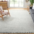 thumbnail image 3 of Safavieh  Natura Irinka Wool Fringe Rug 6'  x  9' - Grey/Black - Rectangle, 3 of 5
