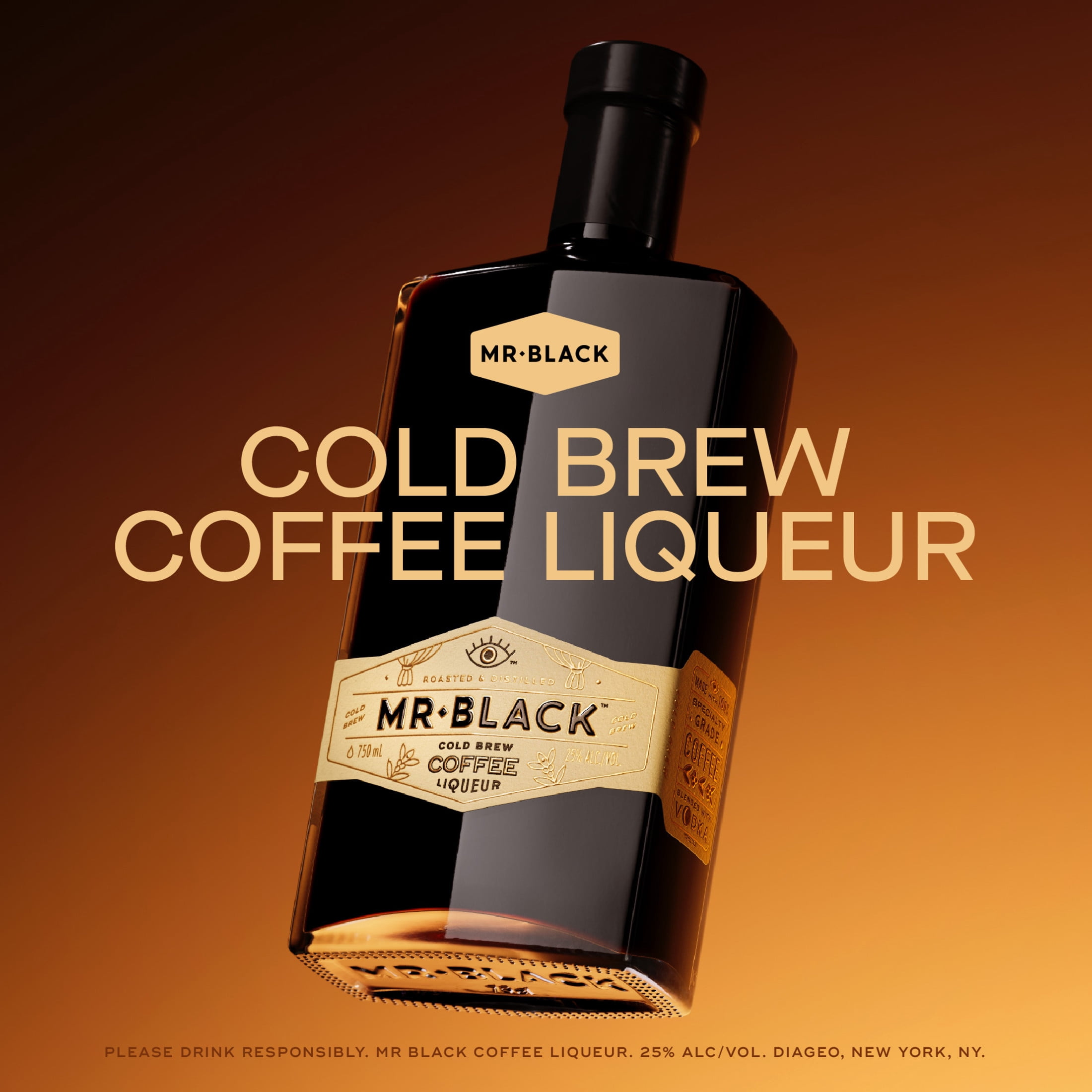 Mr Black Cold Brew Coffee Liqueur (Made with Vodka), 750 mL, 25