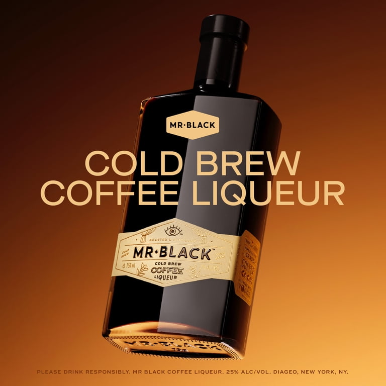 Mr Black Cold Brew Coffee Liqueur (Made with Vodka), 750 mL, 25