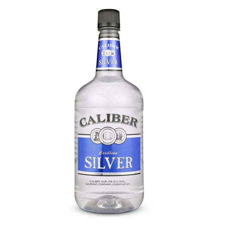 Caliber Caribbean Silver Rum, 1.75L Bottle, 42 Proof