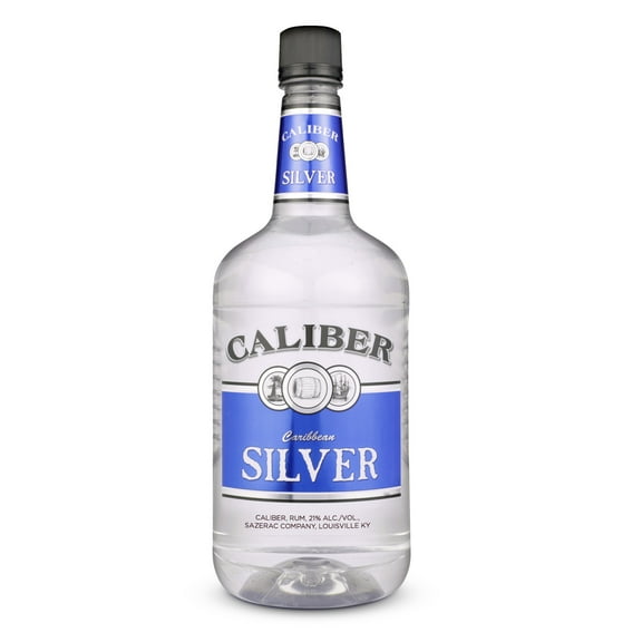 Caliber Caribbean Silver Rum, 1.75L Bottle, 42 Proof