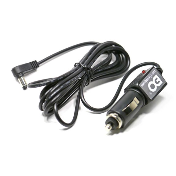 EDO Tech 6-1/2' Long DC Vehicle Adapter Car Charger Power Cord for RCA drc69705e22 drc69702 drc6289 drc6309 drc6272e drc6296 brc3087 brc3073 brc3109 Portable DVD Blu-Ray Player