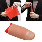 Rubber Magic Thumb Tip Trick Close Up Vanish Appearing Finger Trick Props Tool - One Item w/Random Color and Design