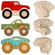 thumbnail image 1 of 30 piezas de recortes de camiones de madera para pintar, coches de madera sin terminar, vehículos para pintar, recuerdos de fiesta, 1 of 7