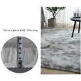 thumbnail image 4 of Shaggy Fluffy Rugs Color Gradient Anti Skid Area Rug Dining Room Carpet Bedroom Floor Mat, 4 of 4