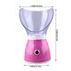 thumbnail image 5 of Vaporizador facial, rociador de niebla humectante para la piel, poros faciales, limpiador profundo, vapor térmico, enchufe de EE. UU., Rosa, 110 V Yuarrent CE1757-05B, 5 of 6
