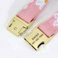 thumbnail image 3 of Didog Personalized Floral Nylon Dog Collar Engraved Pet Name Collars Adjustable, 3 of 9