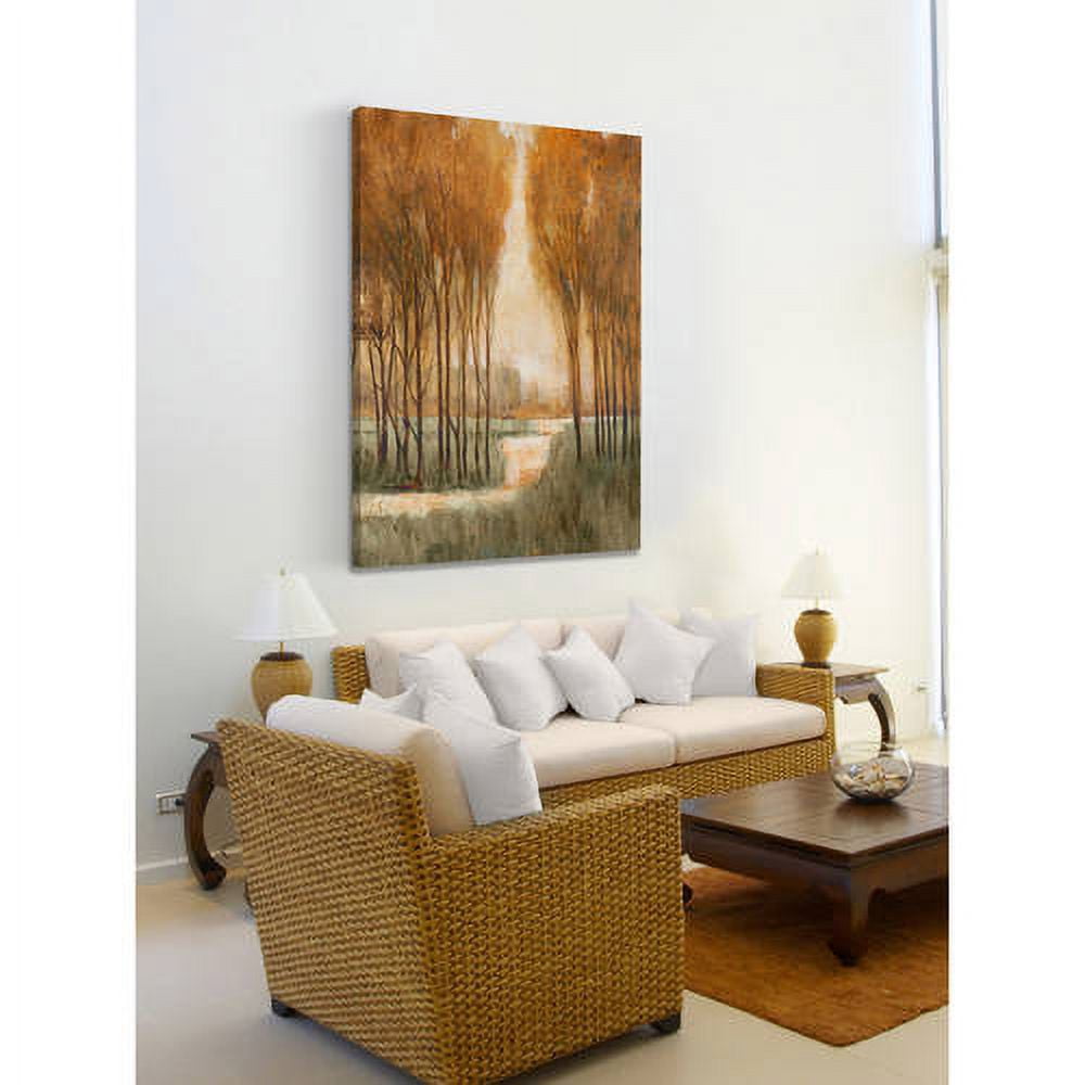 Marmont Hill "Golden Forest I" Painting Print on Wrapped Canvas