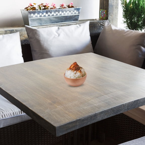 BESTYASH Light Brown Wooden Salad Bowl with Smooth , Ideal for Japanese Style Restaurants and Home Dining