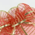 thumbnail image 5 of Christmas Ribbon Wired Sheer Organza Glitter Gifts, Xmas Ribbons Decoration, 5 of 9