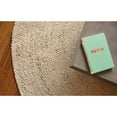 thumbnail image 2 of Anji Mountain Jute Area Rug AMB0328 Kerala Natural Handloomed Braided 4' x 4' Round, 2 of 2