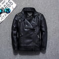 thumbnail image 3 of Boys Leather Jackets Studded Fashion Girls Motorcycle Kids Jacket, 3 of 7
