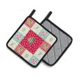 thumbnail image 2 of Carolines Treasures CK5465PTHD Angelfish Love Pair of Pot Holders, Red, 7.5HX7.5W, multicolor, 2 of 4