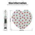 thumbnail image 3 of Picia Hand Drawn Strawberry for Compact Vanity Mirror , Travel Makeup Mirror , Portable Magnifying Cosmetic Mirror for Daily, Work, Business-Heart Shape, 3 of 9