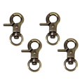 thumbnail image 3 of 4pcs zinc alloy lobster claw clasp Swivel Trigger Clips Swivel Trigger Clips Snap Hooks Bronze, 3 of 9