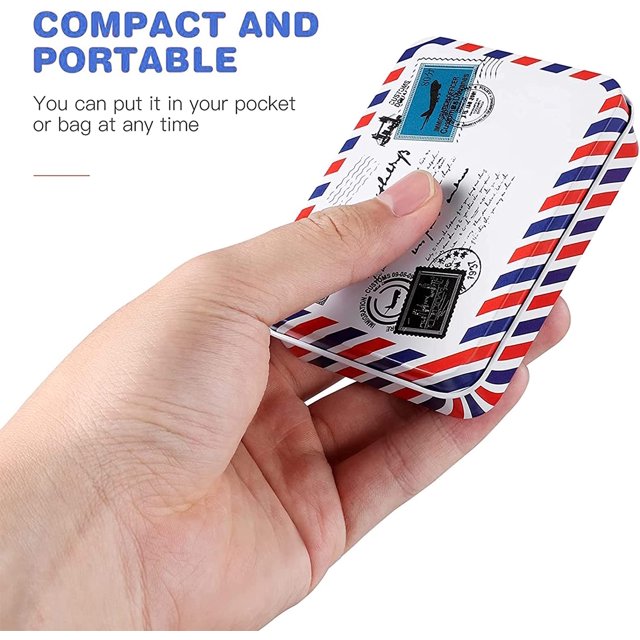 6 Pieces Portable Mini Tin Box Bakery Candy Box Metal Hinge Tin Tin Cookie Boxes for Home Storage, Small Items Storage(9*6.5*2.5cm) XianweiShao 1327534390940