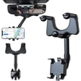 thumbnail image 1 of Soporte para Teléfono de Coche, Soporte Celular Auto Móvil Universal, Soporte para Celular Automovil para GPS Retrovisor Coche, para en el Coche Giratorio 360° y Retráctil Ajustable, 1 of 5