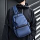 thumbnail image 5 of Bolso de pecho para hombre, Bolso de mensajero de nailon antirrobo, Bolso de pecho con bandolera de gran capacidad, 5 of 7