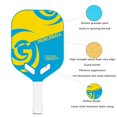 thumbnail image 1 of Pala de Pickleball Colamx para entrenamiento con agarre cómodo de fibra de carbono en forma de panal, 1 of 8