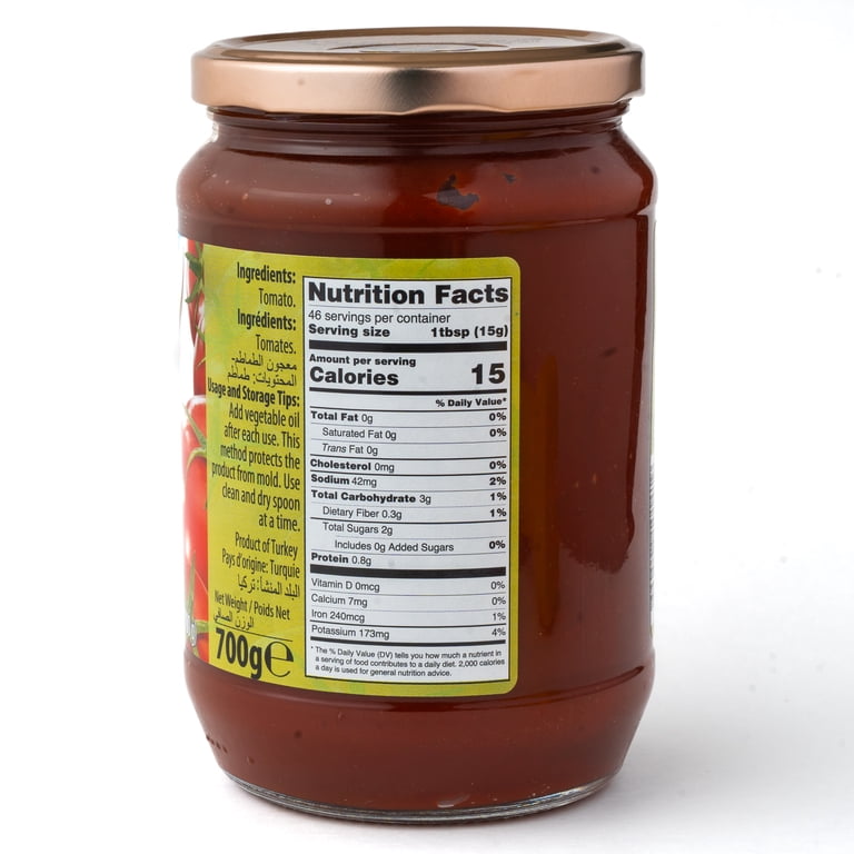 Tukas, Turkish Tomato Paste, 24 Oz, Rich and Savory - Walmart.com