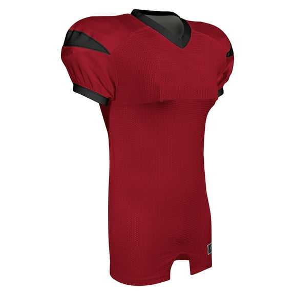 Backer Football Jersey - SCARLET BODY, BLACK BODY - 3XL