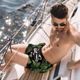 thumbnail image 2 of luoweisi Men's Beach Shorts Quick Dry Swim Trunks with Mesh Lining Raccoon L, 2 of 5