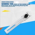 thumbnail image 2 of Daisyyozoid Father's Day 200/250/300mm Woodworking Measuring Ruler,Scribing Ruler, 2 of 2