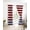 Red, variant on Anchor Gray Blackout Curtains 63 Inches Long for Bedroom, Modern Navy Blue White Striped Nautical Thermal Insulated Room Darkening Black Out Window Curtain Panels Grommet Drapes for Living Room