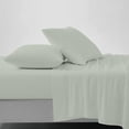 thumbnail image 5 of Purity Home 3-Piece 100% Organic Cotton Percale Bed Sheet Set, Cool & Crisp Bedding, Soft & Breathable, Lightweight, Eco-Friendly, Twin, Light Green, 5 of 14