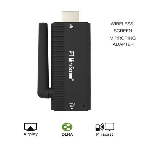 WiFi Display Dongle 1080P Wireless HDMI Adapter DLNA Streaming Cast Screen from iPhone iPad Android Devices to TV
