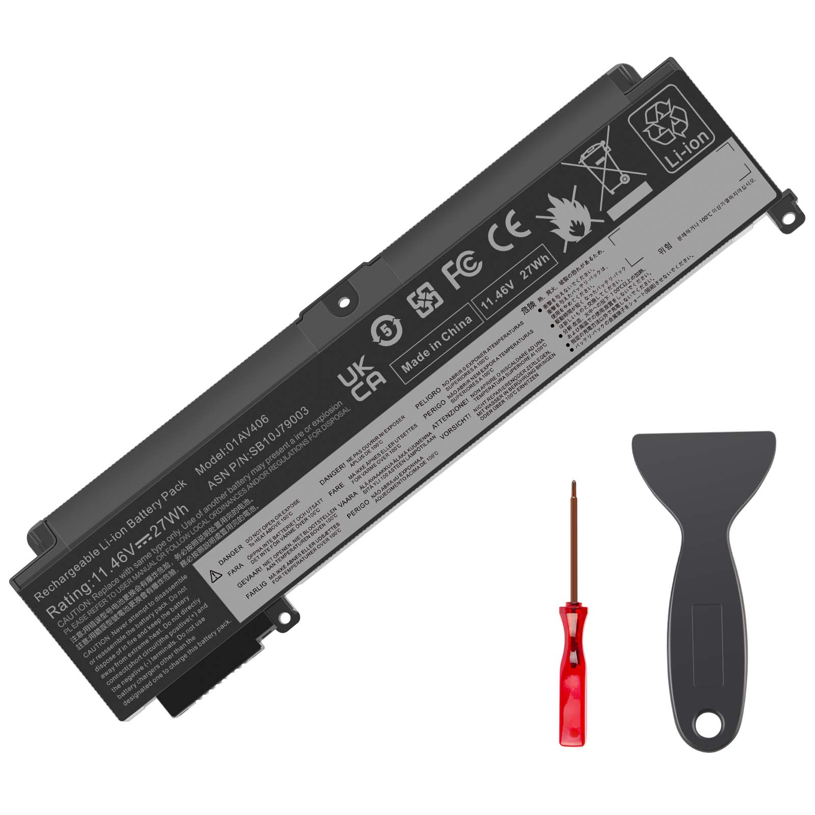 Genuine Lenovo 24Wh 00HW022 Battery For ThinkPad T460s T470s – 3-Cell Li-Ion 11.25V 01AV405 01AV406