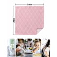 thumbnail image 4 of Pink White Stripes Cloth Napkins Set of 8 Reusable Dinner Napkins, Simple Geometric Modern Monochrome Cocktail Napkin Washable Table Napkins for Wedding/Holiday Party/Baby Shower 20"x20", 4 of 7