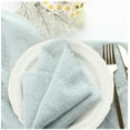 thumbnail image 4 of Nmkwnr 8 Pack Handmade Cloth Napkins Cotton Napkins Washable Cloth Napkin for Dinner, Wedding and Parties, 16"x16", 4 of 7