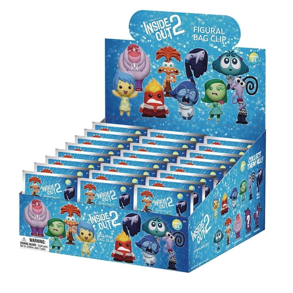 Disney / Pixar 3D Figural Keyring Disney Inside Out Series 2 Mystery Box (24 Packs)