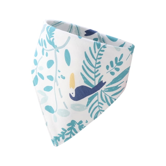 Serviette à Bave pour Bébé en Coton Peigné, Serviette Imprimée, Serviette à Bave à Double Couche